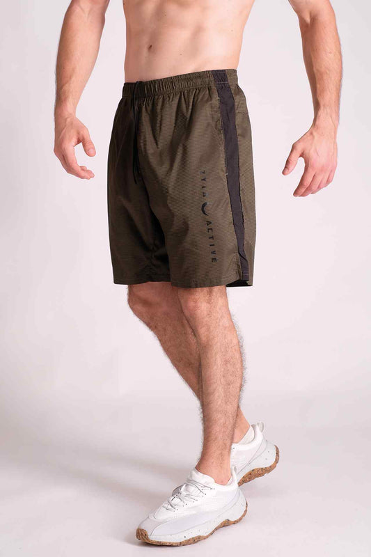 SPE0144 - Lightweight Stretch Ripstop Running Short 7" - Army