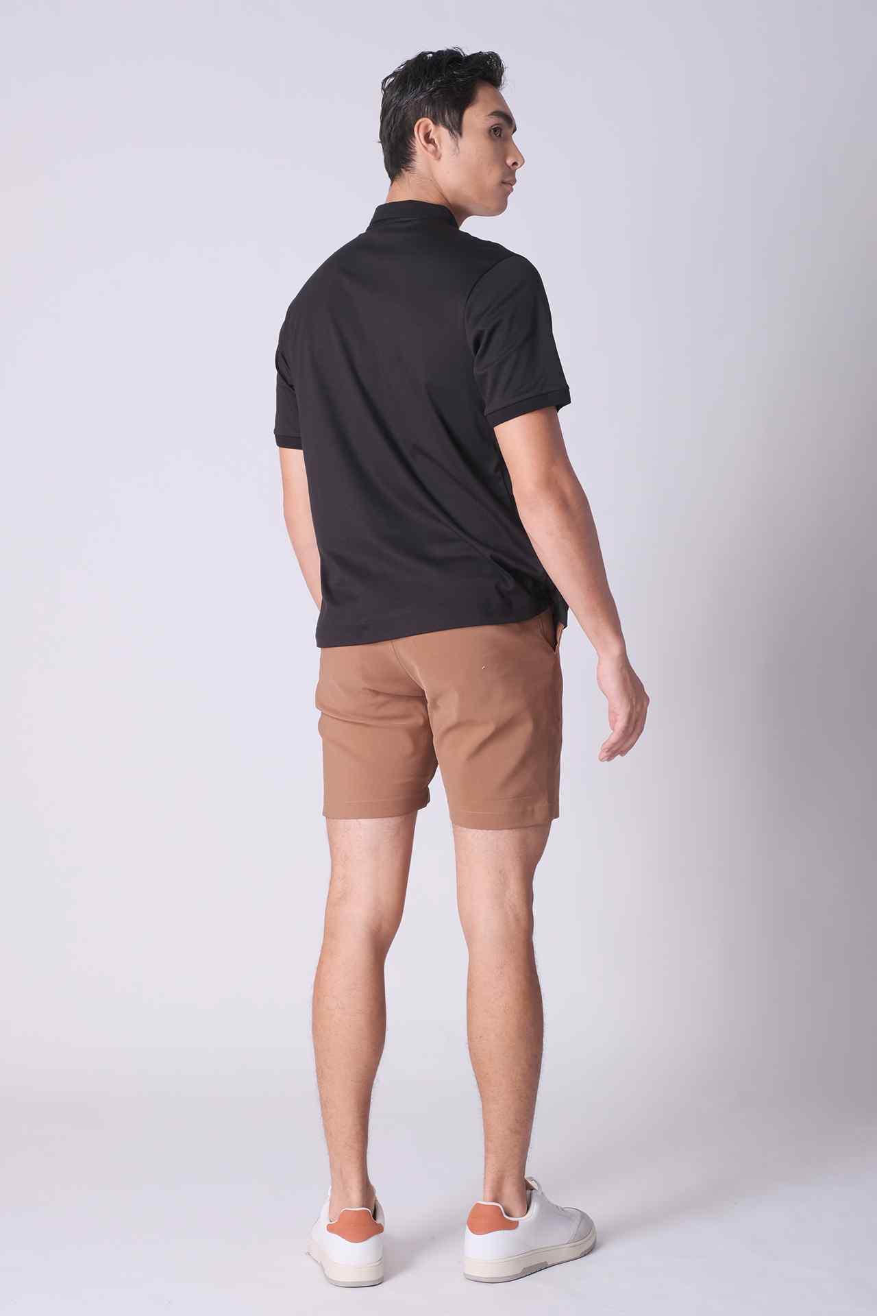 SPE0202 - Essential Stretch Cotton Twill Chino Short 7" - Brown