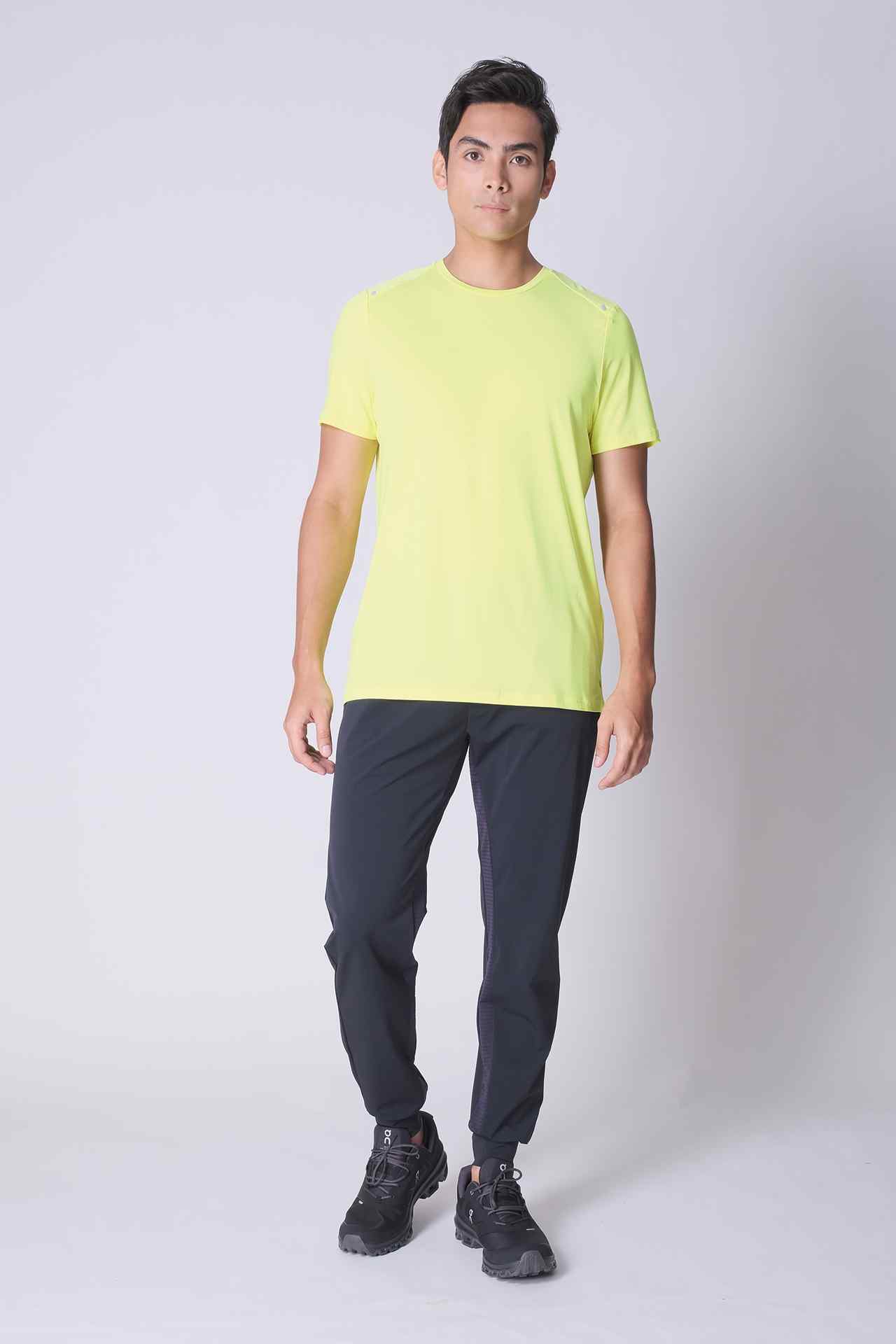 SPJ0254 - 4-way Stretch Back Mesh Active Tee - Neon Yellow