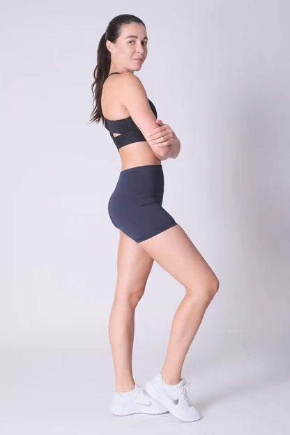 SPWL0003 - Women's Performance  Short Leggings 3" - Navy