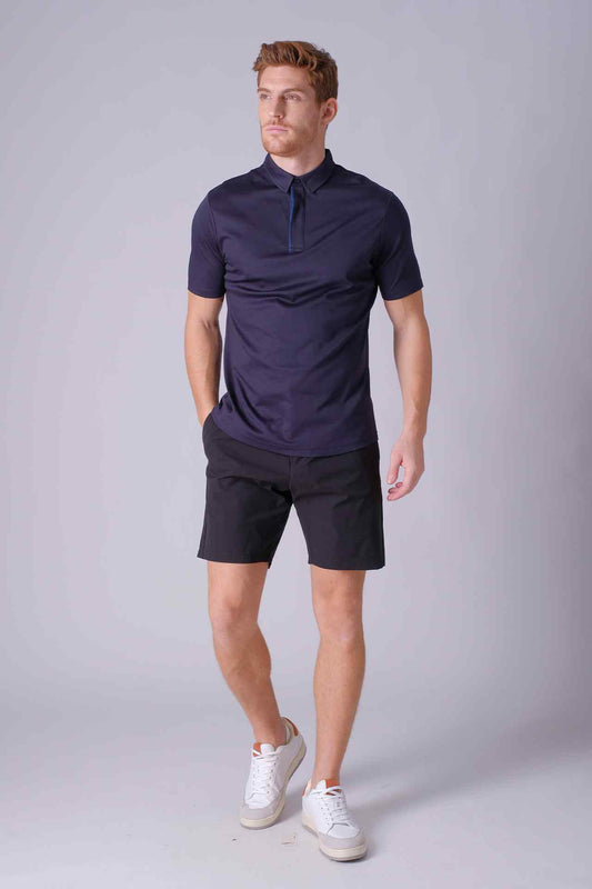 SPP0039 - US Supima Cotton Short Sleeve Polo Shirt - Navy